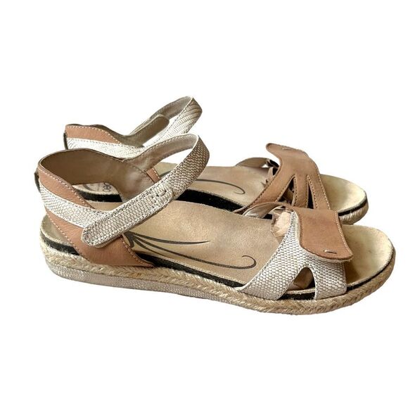 ABEO Alina Espadrille Flat Sandals - Picture 1 of 13